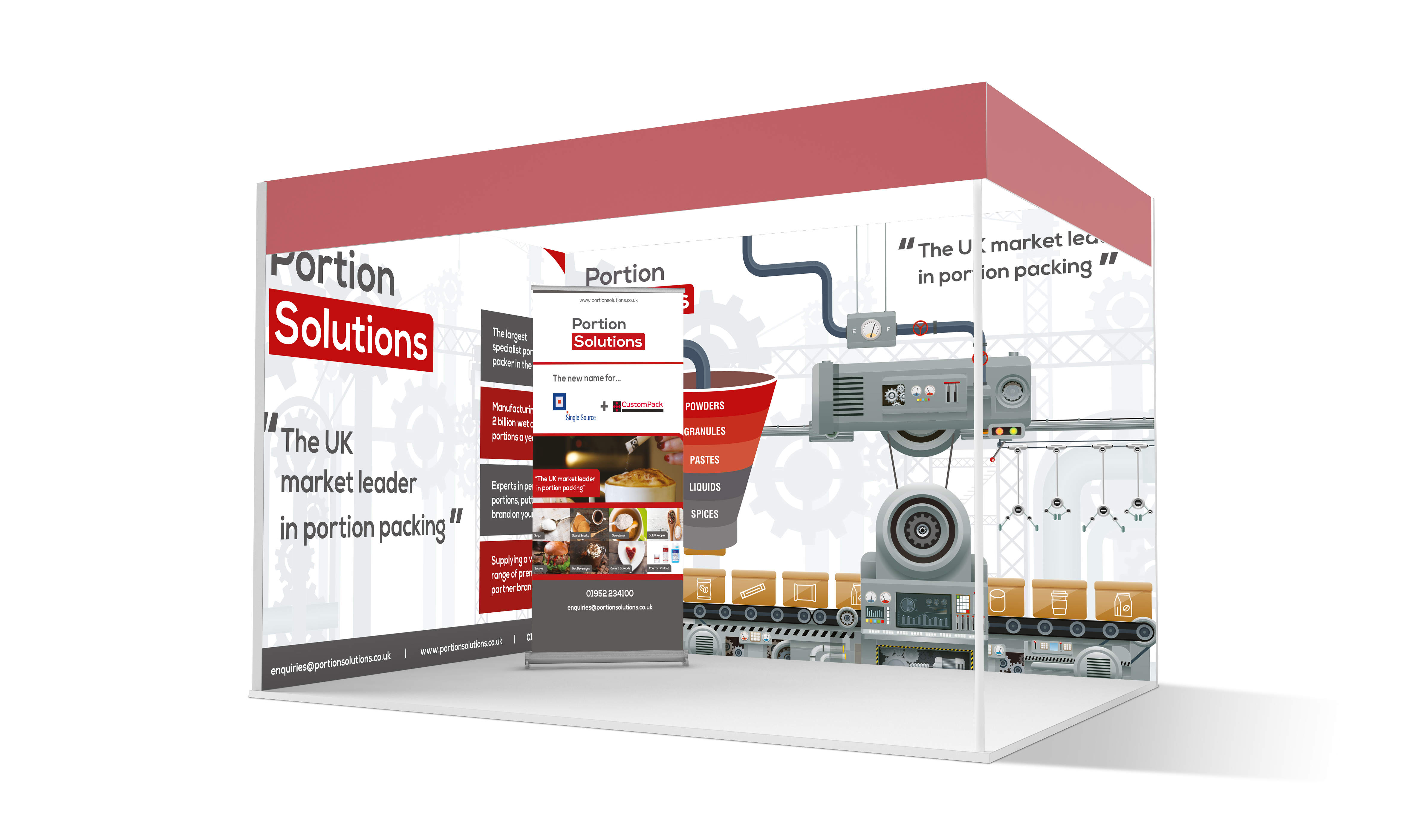 Portion Solutions Exhibition Stand